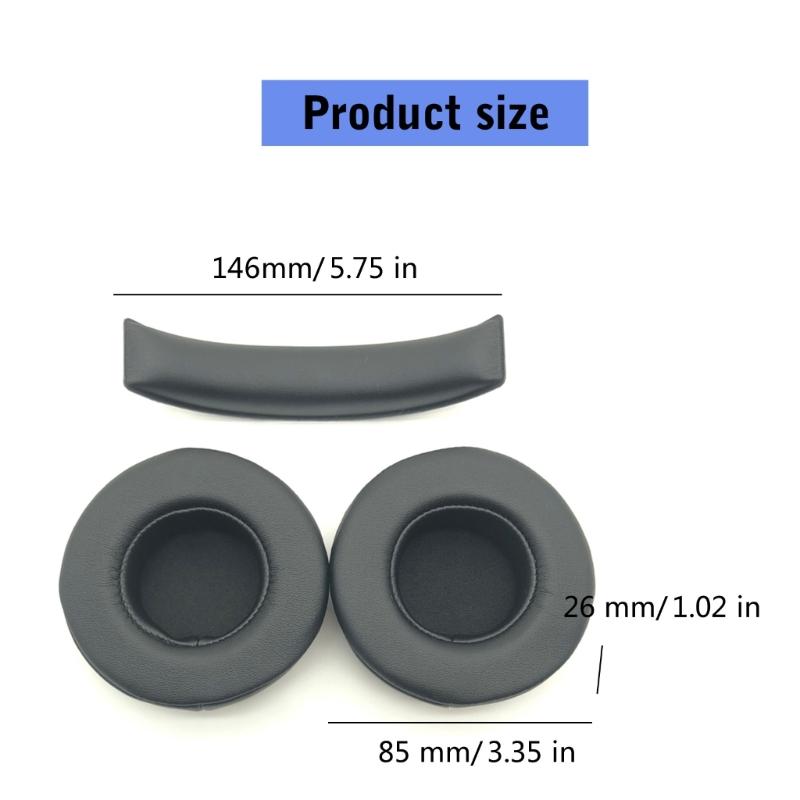 Gaming Headset Cushions Noise Isolation Earpads for HECATE G2BT Wireless Gaming Headphones Headsets Covers