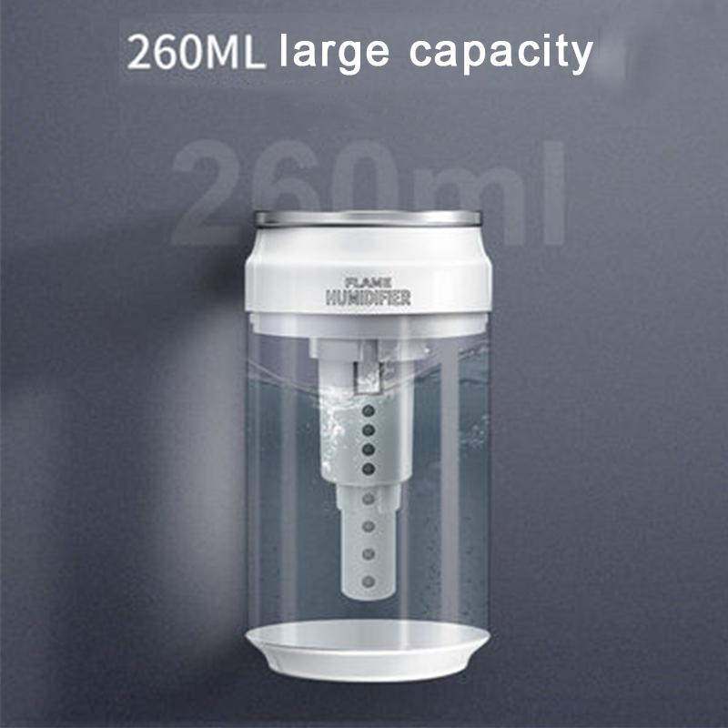 Car Can Humidifier Mini USB Air Humidifier Oil Diffuser Rechargeable Humidifier Portable Office Car Mouisture Auto Accessories