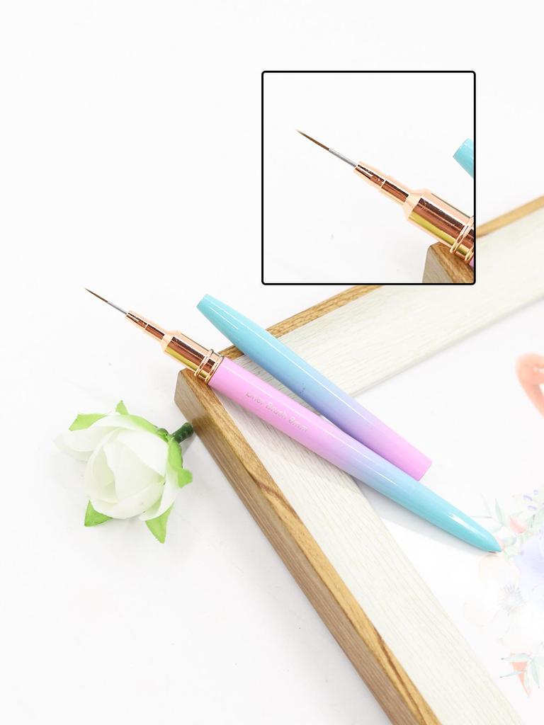 Japanese Pink Gradient Nail Art Striping Brush for Drawing & Flower Painting