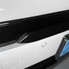 For Kia EV9 4 PCS Auto Carbon Fiber Piano Black Exterior Front Bumper Mesh Decorative Stripes Mouldings LHD RHD