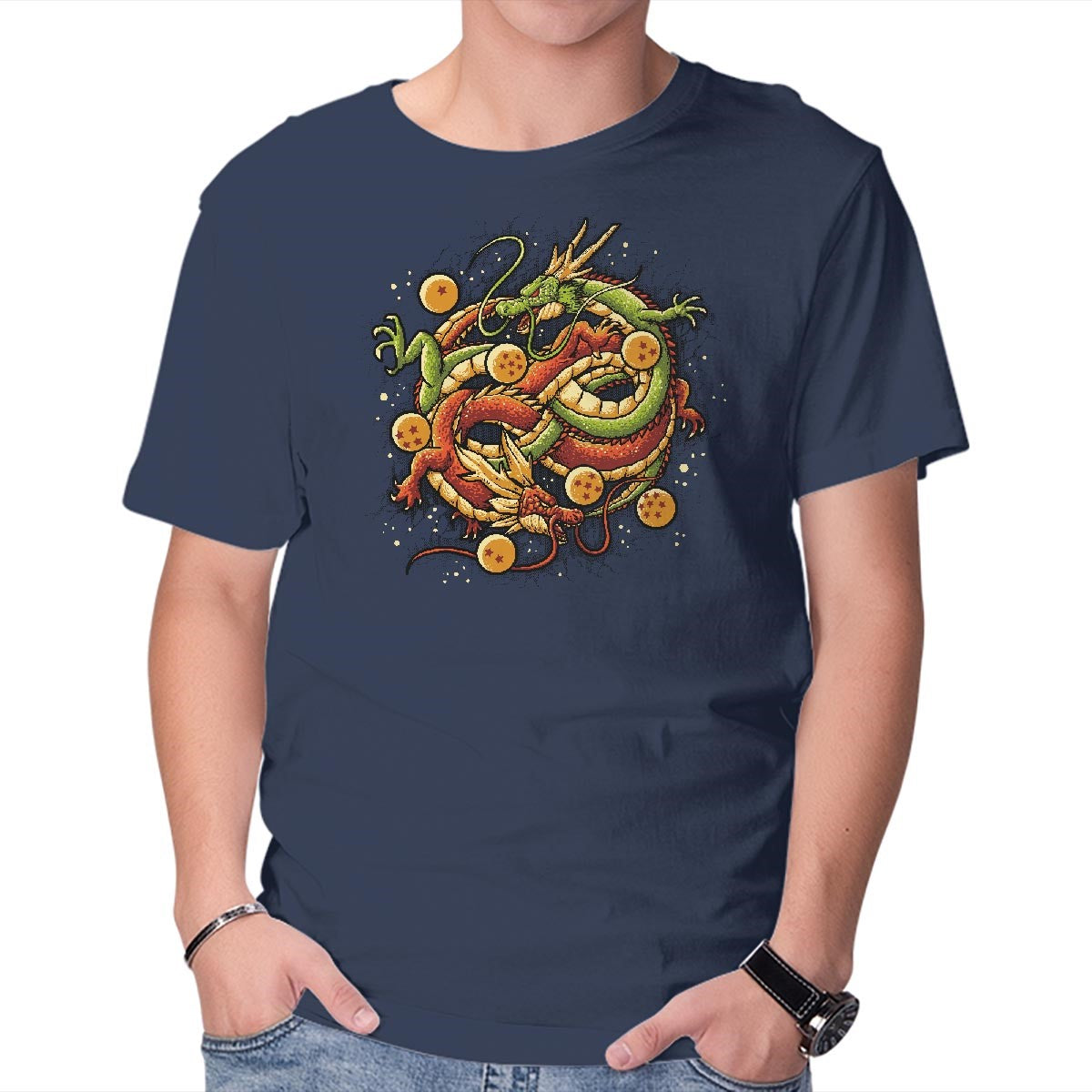 Unisex Crew Neck T-Shirt Neverending Dragonz Graphic Short Sleeve Casual Tee XL