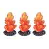 3Pcs Aquarium Simulation Coral Fish   Landscaping Decoration Artificial Coral Plants Resin Ornaments