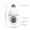 Bulb Camera Wireless IP Camera Outdoor Street WIFI PTZ Speed Dome Camera 1080P HD AI Auto Tracking CCTV Surveillance