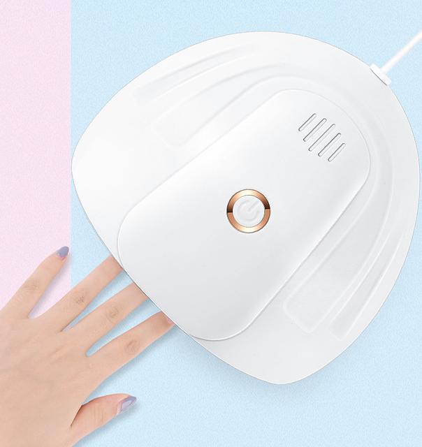 90W Nail Drying Lamp 10s For Fast Drying Gel Polish 45LEDs Nail Light Lamp Dryer With Smart Senor For Nair Art Manicure Tool