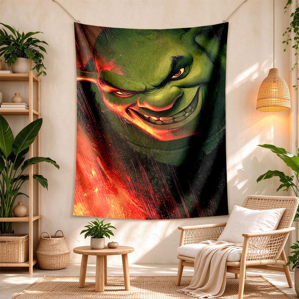 Shrek Handwoven Tapestry Handmade Look Ideal For Studio Wall Reading Corner Dorm Wall Versatile Decor Boho Decor Gift For Friends Family