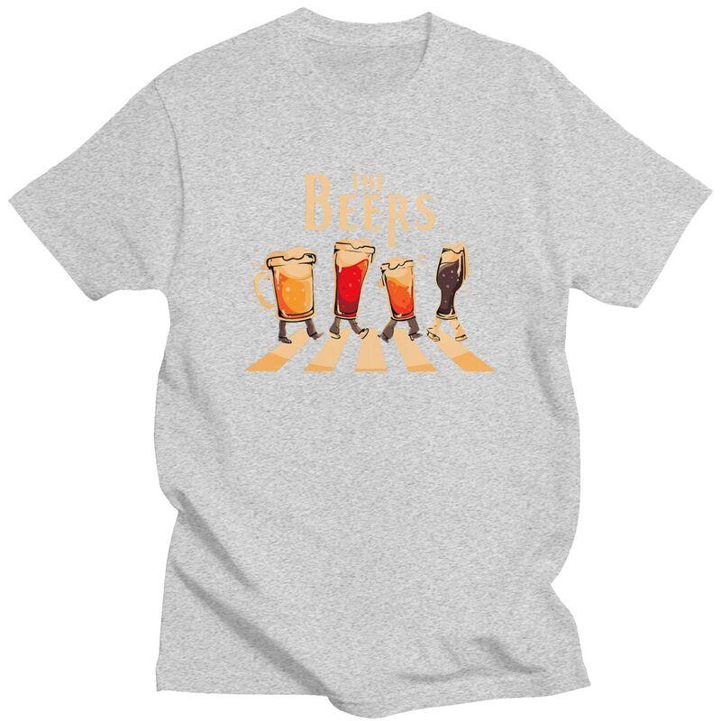 Individuelles The Beers T-Shirt für Herren 100% Baumwolle T-Shirt Mode T-Shirts T-Shirt Slim Fit Kleidung Geschenk