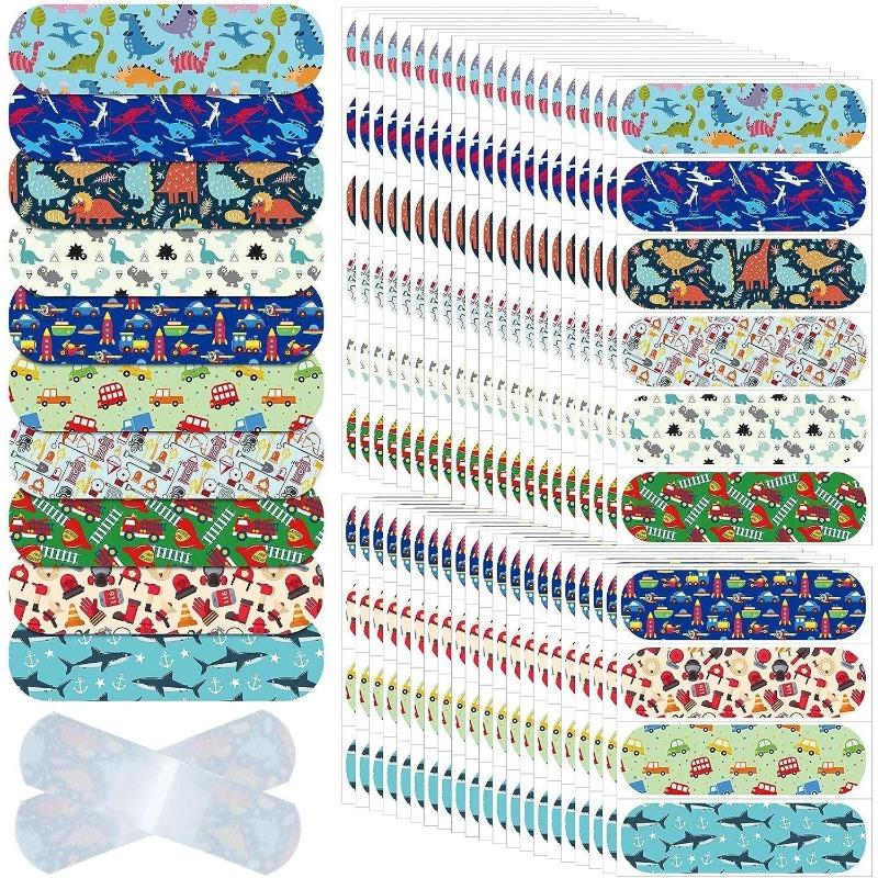 10Pcs Starry Night Sky Mermaid Horse Band Aid Cartoon Wound Plaster for Kids Children Girls Rising Patch Adhesive Bandages