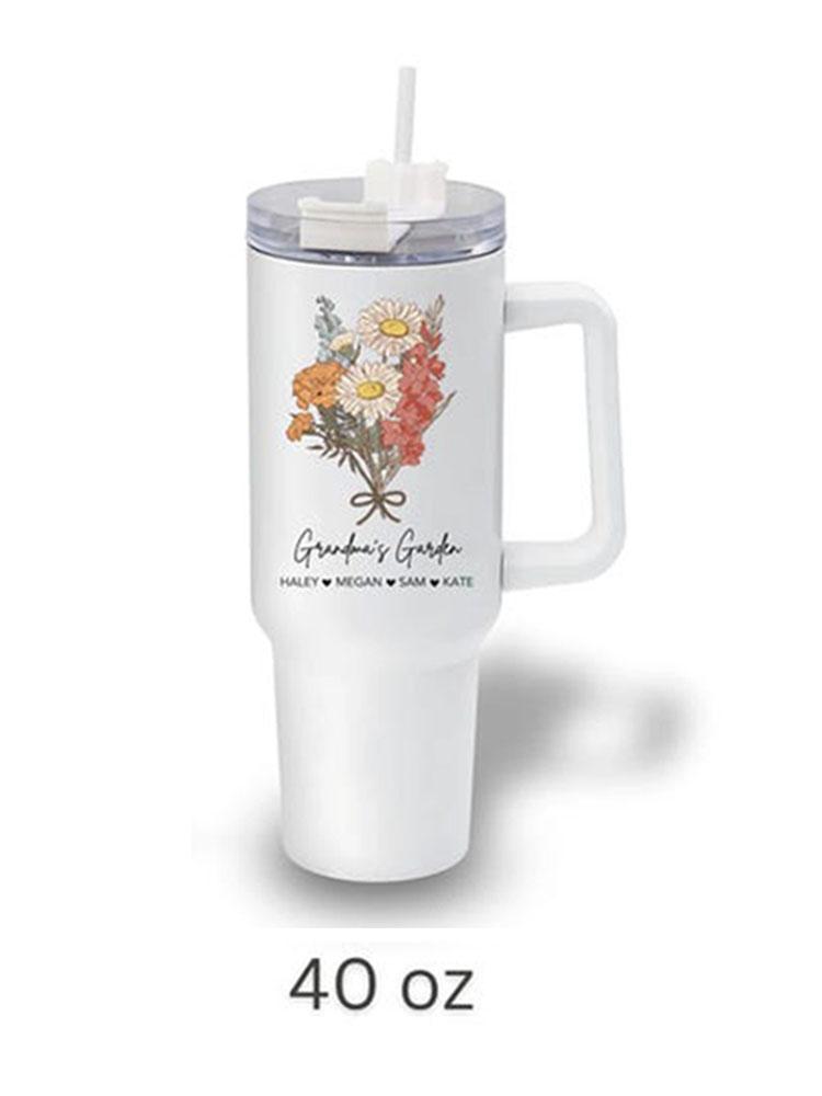 Personalized Insulated Tumbler Custom Logo Text Large Capacity Portable Travel Mug Couples Graduation Gift Bulk Gift Set Quality 40oz
