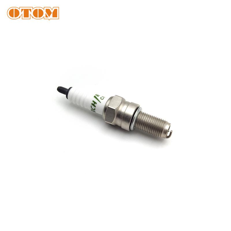 OTOM Motorcycle NC300S Engine Spark Plug Torch CR8EI High Performance Ignition For ZONGSHEN ZS182MN Water-Cooled Double Camshaft
