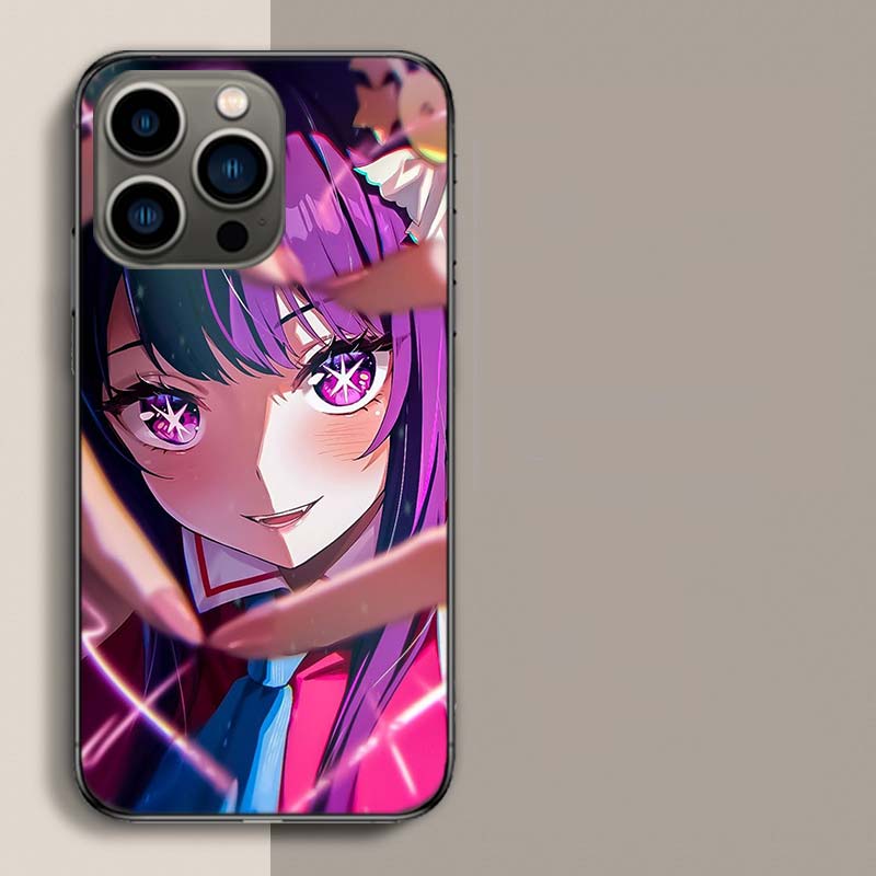 H-Hoshino Ai Phone Case For Iphone 17 Air 15 Pro 14 Plus 16 Pro Max 12 13 Mini 11 16E X XS Cover Cute Fundas