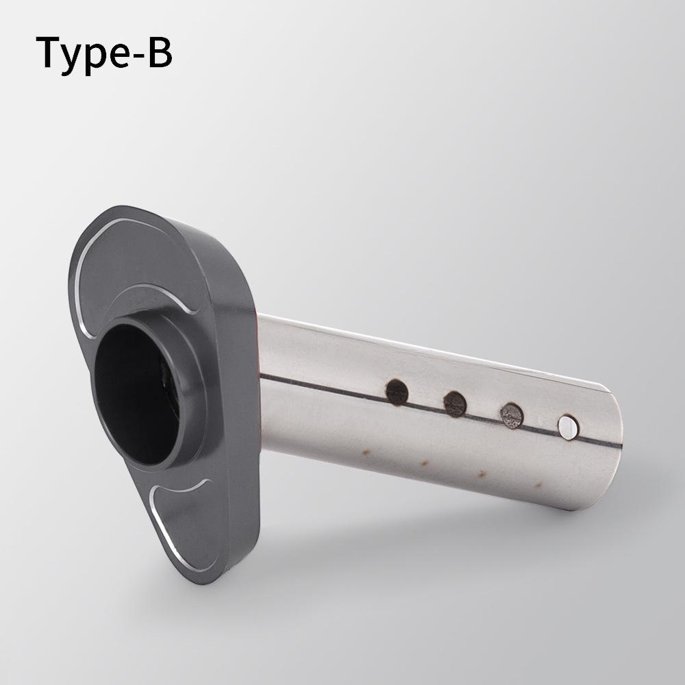 Motorcycle Exhaust Pipe Muffler Modifier K10: Special Triangle Tail, 6 Colors Available.
