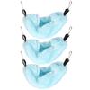 3 Sets Parrots Cage Bird Tent Bed House Hanging Hammock Hamster Nests Small Animals Accessories