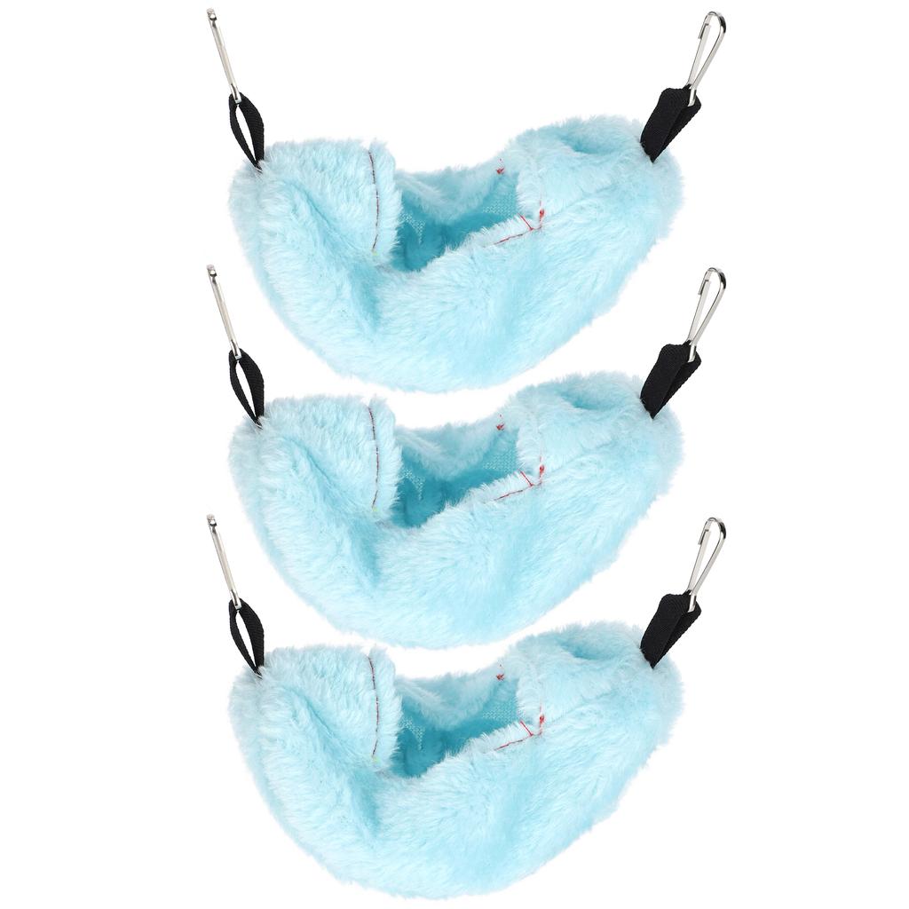 3 Sets Parrots Cage Bird Tent Bed House Hanging Hammock Hamster Nests Small Animals Accessories