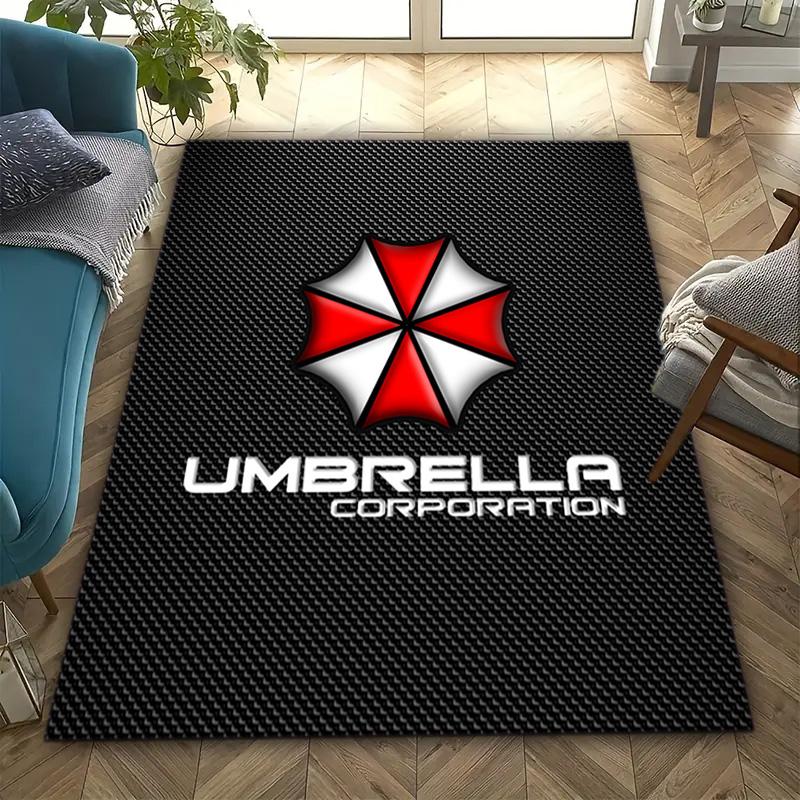 Sci-Fi game Resident Evil, Umbrella Corporation, soft carpet, home living room, office chair pad, door mat, door mat carpet U9