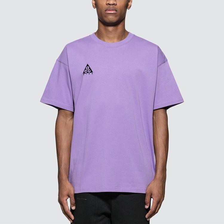 Nike ACG Small Logo Casual T-Shirt Men Tops Atomic-Purple BQ7343-567