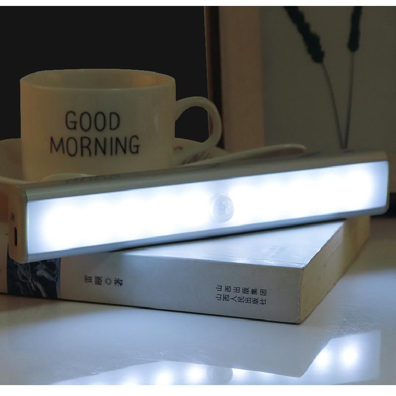 Led Motion Sensor Night Light Battery With Magnetic Strip For Corridor Bedroom