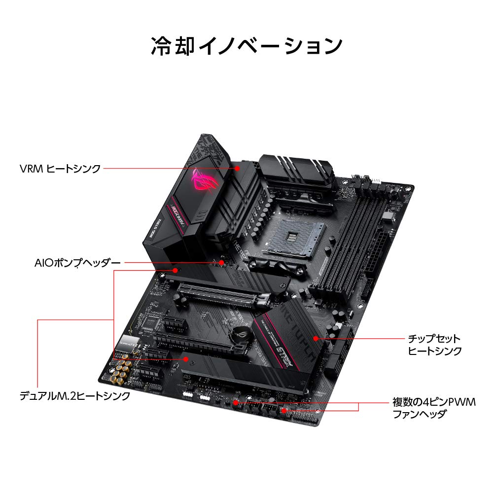 ASUS ROG STRIX GAMING Motherboard mit AMD AM4 ATX B550-F B550, Kompatibel,
