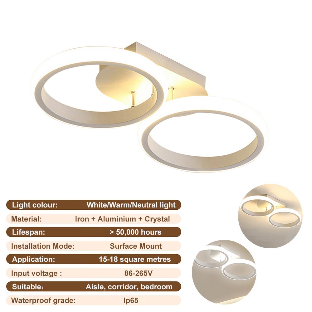 Modern Aisle LED Ceiling Lamp Simple Minimalist Chandelier For Corridor Entrance Attic Indoor Lighting Fixtures Pendant Light