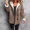 Winter Women's Mid-length Windbreaker Coat Warm Top Lamb Wool Coat