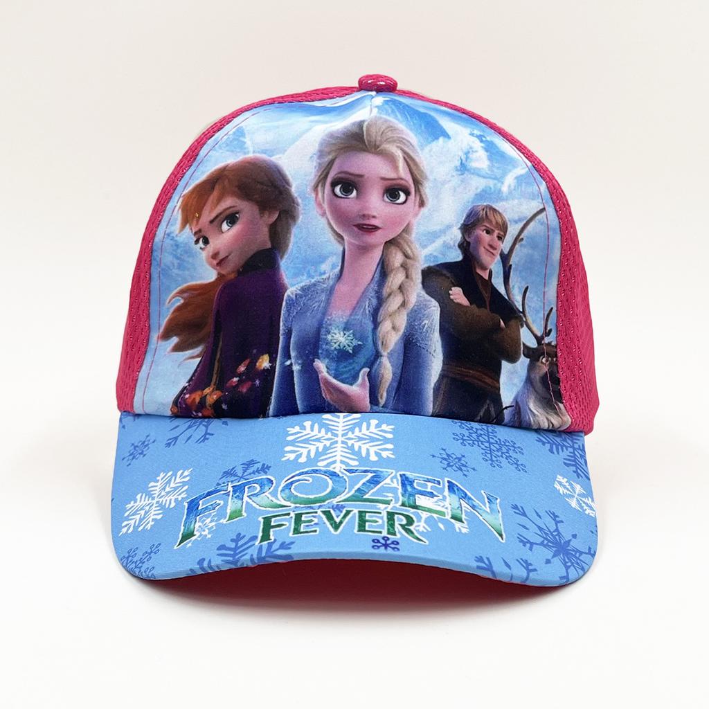 Girl Print Spring Summer Cartoon Baseball Cap Children'S Hat Cap Ice And Snow Anime Character Sun Hat