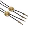 Bolo Tie Braided Rope 3D Cowboy Hat Western Necklace Costume Accessory for Men
