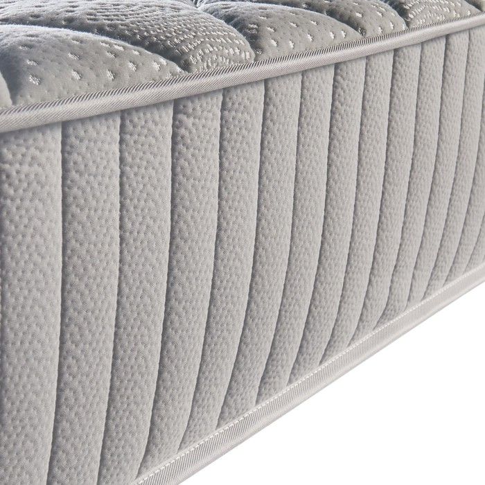 Matelas - LITERIE JULIEN - MemoryPlus - Ressorts ensachés - 3,5 cm latex naturel 70% - 90x200 cm