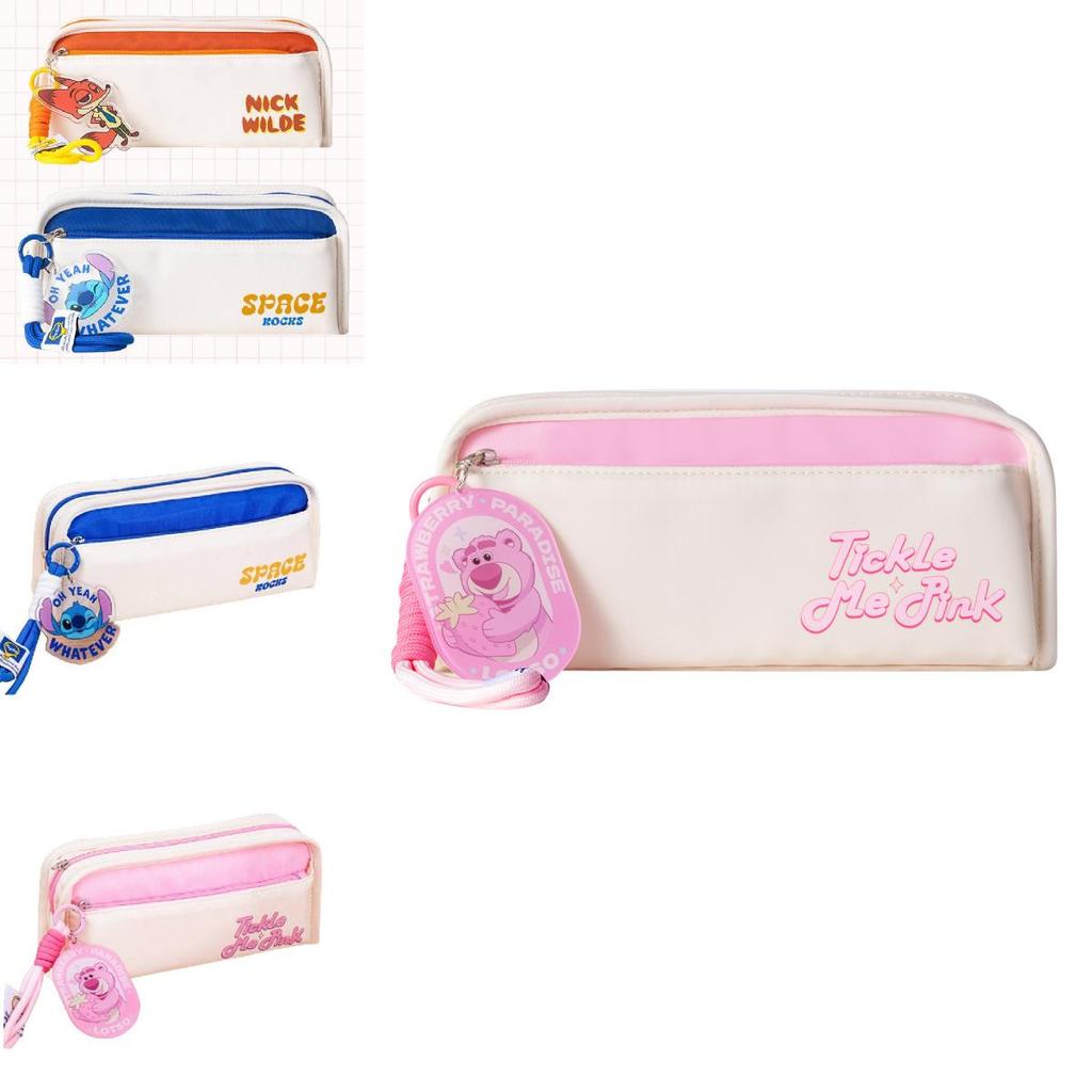 New Disney Large Capacity Cute And Stylish Student Pencil Case Perfect For Kids Stationery Bag