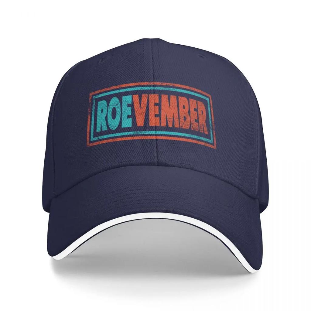 Vintage Look  Roevember Baseball Cap Christmas Hat Fashion Beach hats for men Big Size  Womens s For The Sun Mens
