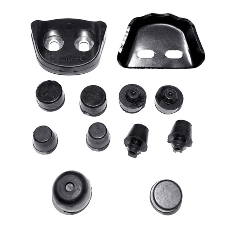 Pack Of 11/12 Car Door Dampers Rubber Pads Auto Door Buffer Pads Vehicle Door Shock Quick Installation for Pajero V43