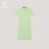 HAZZYS Women's Solid Sporty Polo Dress