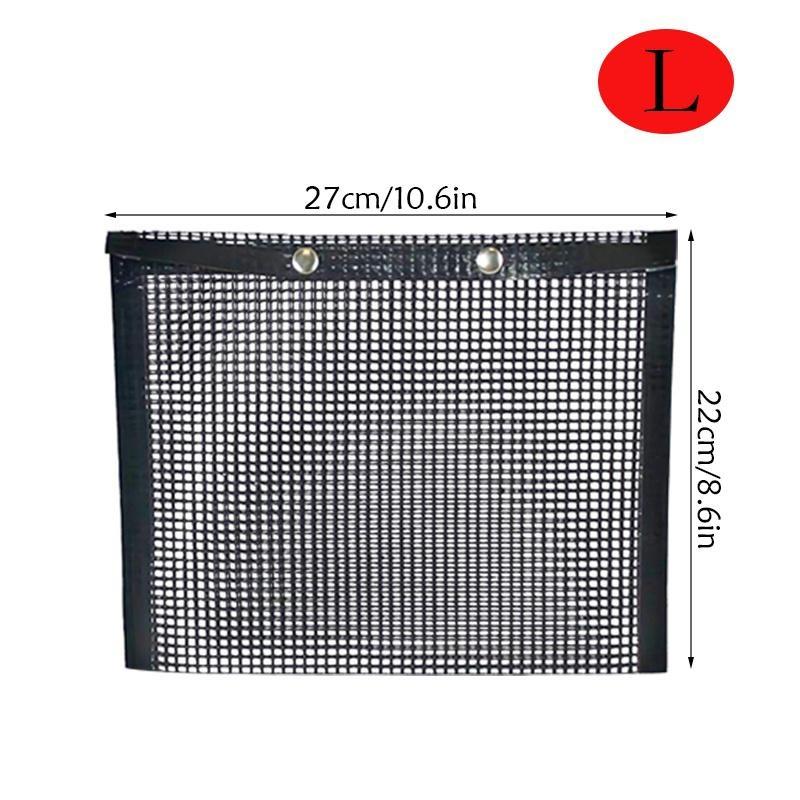 

Сетчатая сумка для гриля для барбекю, многоразовая антипригарная изолирующая подушка для выпечки барбекю, кухонные принадлежности для пикника на открытом воздухе, аксессуары для барбекю L