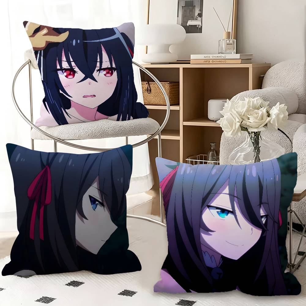 1pc Yoruka Kirihime Anime Characters Pillow Case Fashion Square Pillowcase Bedroom Sofa Room Ins Decoration Leisure