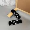 New Halloween Skull Knitted Gloves For Half Finger Fingerless Gloves Warm Winter Wool Gloves Outdoor