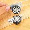 8/1 PZ Mini Ruote Girevoli Laterali Silenziose in Gomma Ruote per Mobili Direzionali per Carrello Cassetto Pensili da Cucina