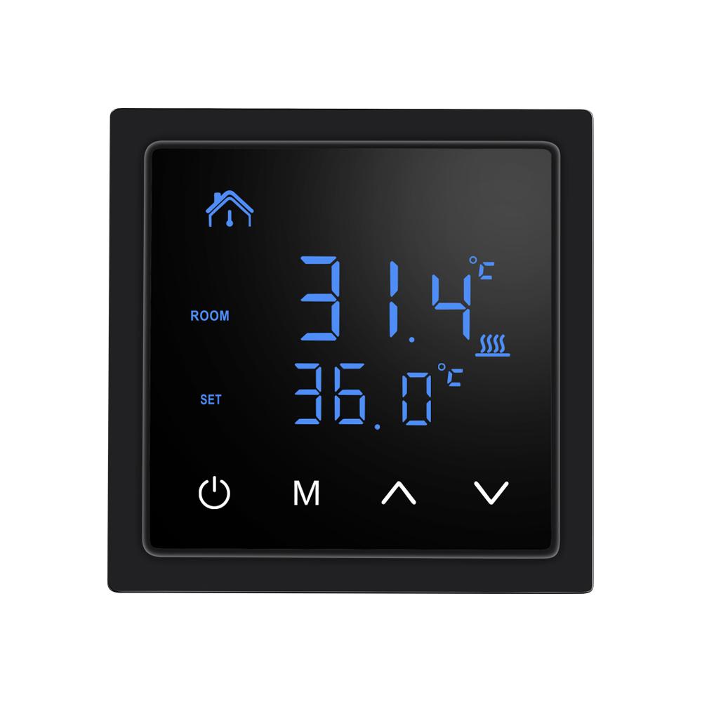 MH1828A Smart Thermostat LED Touch Screen Floor Heating Temperature Controller 85-265V Electric Heating Temp Regulator 16A