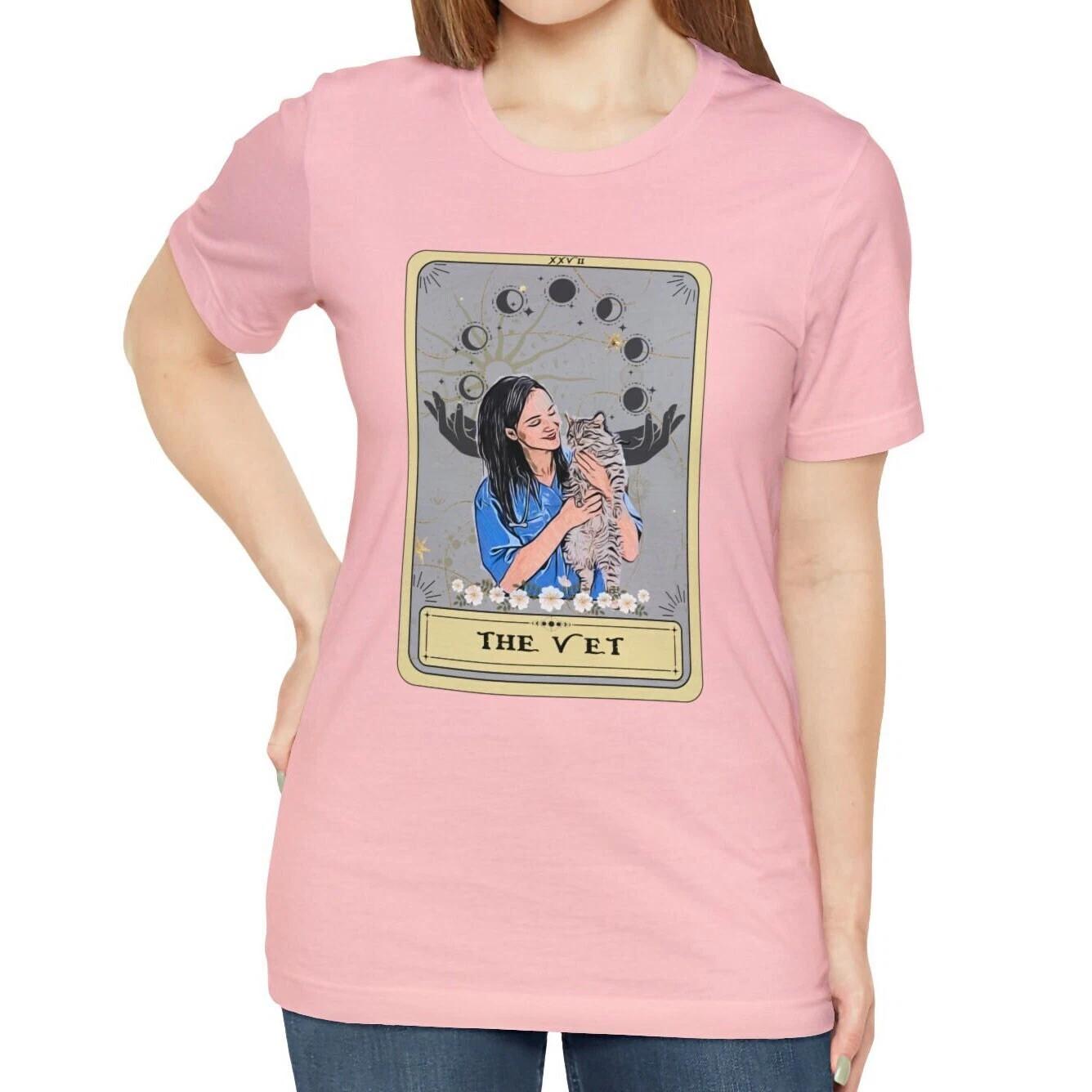 The Vet Tarot Card T-Shirt, Veterinarian 3XL