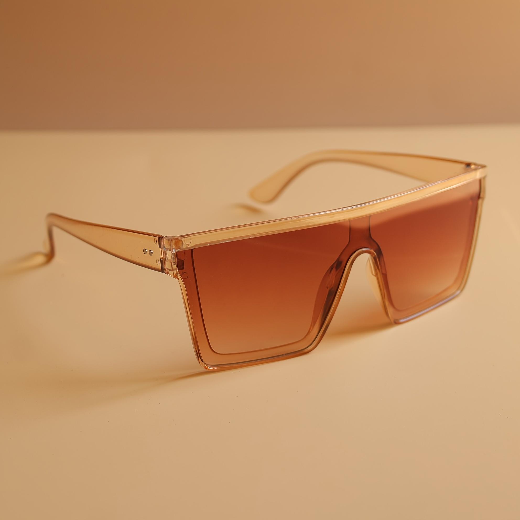 

Унисекс Очки с оверсайз оправой в стиле киберпанк, Высокая мода для вечеринок, Лето, Повседневная носка