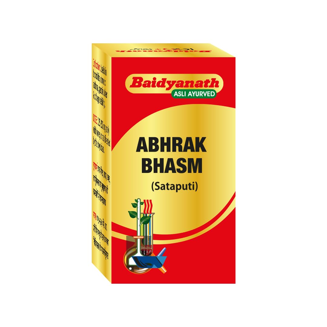 

Baidyanath Abhrak Bhasma Shatputi 2.5 g Pack Of 1 Ayurvedic Powder For Vitality And Wellness