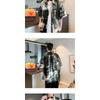 Thin Summer Men's Loose and Trendy Design Handsome Short Sleeved Casual Shirt Versatile and Fashionable Shirt