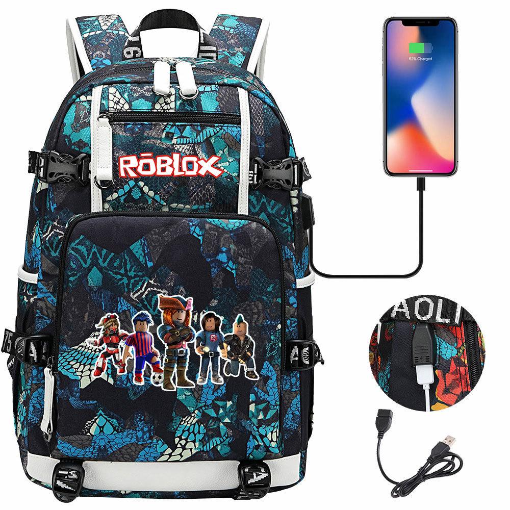Game World USB Large Capacity Teen Student School Bag Men's and Women's Leisure Travel Backpack