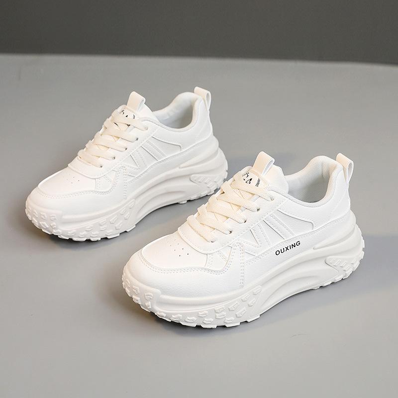 

HY930 новая простая женская обувь осень корейская версия дышащая увеличивающая рост платформа спортивные кеды повседневная обувь студент 40