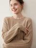 Women's Cashmere Raglan Cable Knit Sweater - 7-Gauge Double-Strand, Round Neck, Rolled Edge, Extra-Thick, Long-Sleeve Pullover.