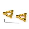 Viprh Motorcycle 17MM Fork Preload Adjuster for Suzuki GSX1400 GSXR1100 Compatible Kawasaki Compatible Yamaha Ducati (Gold)