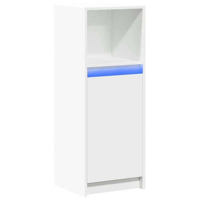 VidaXL Buffet with LED White 38x34x100 Cm Engineered Wood, Storage Furniture, Kitchen Storage Furniture, Furniture of 852166