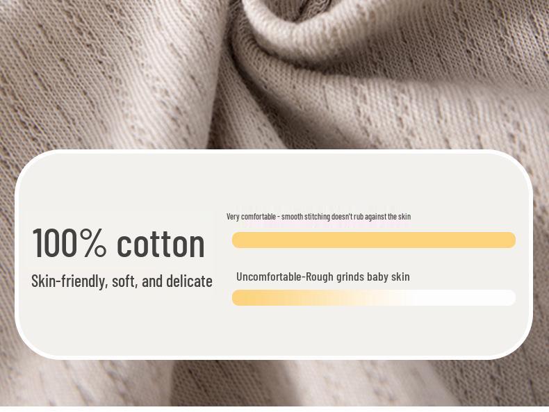 Newborn Baby Two-Piece Underwear Set - Tagless Spring & Autumn Homewear