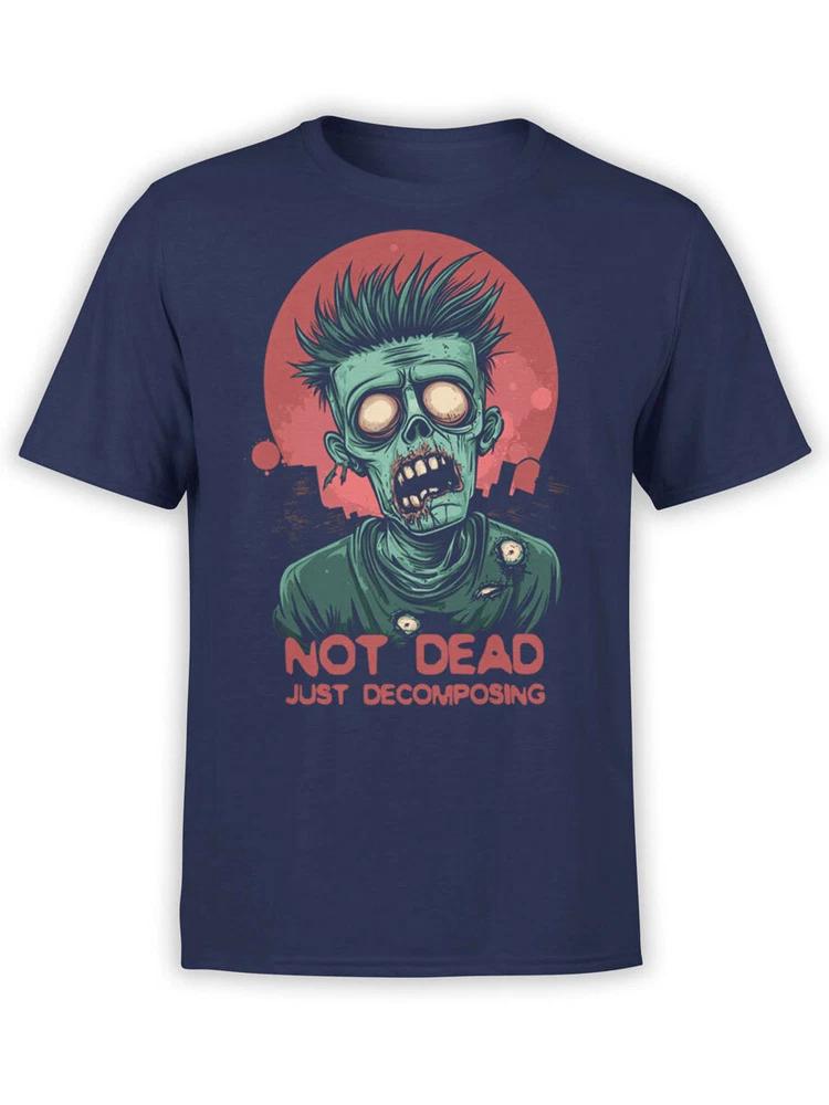 Zombie Tshirt Collection Not Dead Just Decomposing Tshirt Unisex S