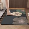 Bathroom Absorbent Floor Mat Household Absorbent Anti Slip Foot Mat Bathroom Door Resistant To Dirt and Easy To Maintain
