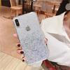 Transparent Glitter Epoxy Sequin Phone Case for iPhone 15 Pro/14/13/12/7