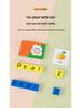 Montessori Spelling Card Game: Educational Toy with Face-Changing Blocks for Early English Learning