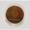 1PC Ethereum Bitcoin Virtual Commemorative Coin Metal Gold-plated Silver Commemorative Badge Exchange Gifts Advertising Gifts